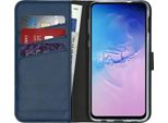 Custodia Per Samsung Galaxy S10E - Vera Pelle - Custodia Selencia Flap - Blu
