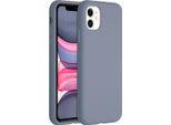 Cover Per Iphone 11 - Silicone - Custodia/Schienale Morbida Accezz - Lavanda