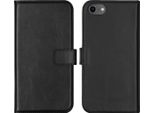 Custodia Per Iphone 6/ Iphone 6S/ Iphone 7/ Iphone 8/ Iphone Se 2020/ Iphone Se 2022 - Vera Pelle - Custodia Selencia Flip - Nero