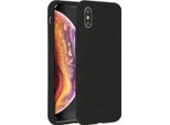 Custodia Per Iphone Xs/ Iphone X - Silicone - Accezz Soft Case/Backcover - Nero