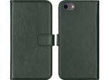 Iphone Se 2022/ Iphone Se 2020/ Iphone 8/ Iphone 7/ Iphone 6S/ Iphone 6 Custodia - Vera Pelle - Selencia Flip Case - Verde