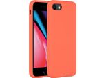 Iphone Se 2022/ Iphone Se 2020/ Iphone 8/ Iphone 7 Custodia - Silicone - Accezz Soft Case/Backcover - Arancione