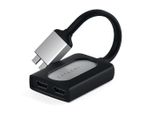 Satechi ST-TCDHAS Adattatore Cavo Video 0,156 M 2 X Usb Tipo-C 2 X Hdmi Nero