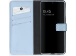 Custodia Per Samsung Galaxy S21 Plus - Vera Pelle - Selencia Flip Flap Sleeve - Azzurro