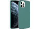 Custodia Per Iphone 12 Pro/ Iphone 12 - Silicone - Custodia Morbida Accezz/Copertina Posteriore - Verde Scuro