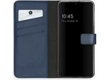 Custodia Per Samsung Galaxy S21 - Vera Pelle - Custodia Selencia Flip Flap - Blu