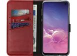 Custodia Per Samsung Galaxy S10E - Vera Pelle - Custodia Selencia Flip Flap - Rosso