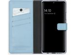 Custodia Per Samsung Galaxy A42 - Vera Pelle - Custodia Selencia Flap - Azzurro