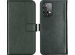 Samsung Galaxy A52/Samsung Galaxy A52S/Samsung Galaxy A52 Custodia - Vera Pelle - Selencia Flip Cover - Verde