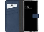 Custodia Per Samsung Galaxy S21 Fe - Vera Pelle - Custodia Selencia Flip Flap - Blu