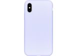 Custodia Per Iphone Xs/ Iphone X - Silicone - Accezz Soft Case/Backcover - Viola