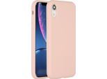 Cover Per Iphone Xr - Silicone - Custodia/Schienale Morbida Accezz - Rosa