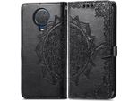 Nokia G20/Nokia G10 Sleeve - Pelle Finta - Flip Cover Imoshion - Nero