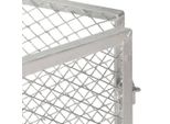 Compostiera Da Giardino 85X85X70 Cm Ferro Zincato