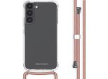 Imoshion Custodia Protettiva Samsung Galaxy S22 Plus Con Banda Posteriore Con Catena Custodia Del Telefono Cellulare Per Samsung Galaxy S22 Plus - Trasparente
