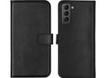 Custodia Per Samsung Galaxy S21 - Vera Pelle - Custodia Selencia Flip Flap - Nero