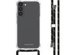 Imoshion Custodia Protettiva Samsung Galaxy S22 Plus Con Banda Posteriore Con Catena Custodia Del Telefono Cellulare Per Samsung Galaxy S22 Plus - Trasparente