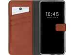 Cover Per Iphone 13 - Vera Pelle - Custodia Selencia Flip Flap - Marrone Chiaro