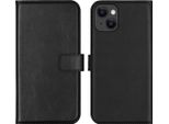 Cover Per Iphone 13 - Vera Pelle - Selencia Flip Flap - Nero