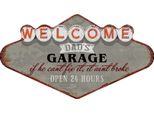 Clayre & Eef Decorazione Da Parete 49X27 Cm Grigio Rosso Ferro