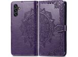 Samsung Galaxy A13/Samsung Galaxy A04S Cover - Pelle Finta - Flip Cover Imoshion - Viola