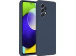 Samsung Galaxy A53 Sleeve - Silicone - Custodia Morbida Accezz/Copertura Posteriore - Blu Scuro