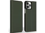 Custodia Per Iphone 13 Pro Max - Vera Pelle - Flip Cover Accezz - Verde
