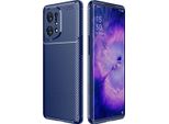 Oppo Find X5 Sleeve - Silicone - Imoshion Custodia Morbida/Copertura Posteriore - Blu