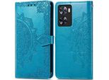 Oppo A57S/Oppo A57 Sleeve - Pelle Finta - Flip Cover Imoshion - Turchese