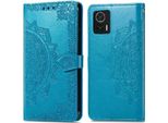 Motorola Edge 30 Neo Sleeve - Pelle Finta Imoshion - Flip Cover Imoshion - Colore Turchese