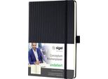 Sigel CO700 Sigel Conceptum Calendario A Libro, Din A5, Perpetuo, Nero