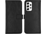 Custodia Per Samsung Galaxy A53 - Vera Pelle - Custodia Selencia Flap - Nero