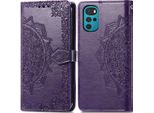 Motorola Moto G22 Cover - Pelle Finta - Flip Cover Imoshion - Viola
