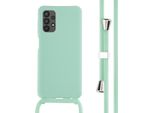 Custodia Samsung Galaxy A13 - Silicone - Imoshion Custodia Morbida/Manicotto Con Cinturino/Copertura Posteriore - Verde Menta