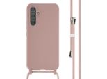 Samsung Galaxy A54 Cover - Silicone - Imoshion Custodia Morbida/Cover Con Cinturino/Copertura Posteriore - Rosa