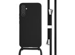 Samsung Galaxy A34 Sleeve - Silicone - Imoshion Custodia Morbida Con Cinturino/Copertura Posteriore - Nero