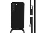 Custodia Samsung Galaxy S22 - Silicone - Imoshion Custodia Morbida/Manicotto Con Cinturino/Copertura Posteriore - Nero