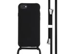 Iphone Se 2022/ Iphone Se 2020/ Iphone 8/ Iphone 7 Custodia - Silicone - Imoshion Custodia Morbida/Custodia Con Cinturino/Copertura Posteriore - Nero