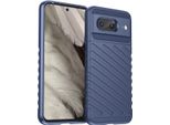 Google Pixel 8 Sleeve - Silicone - Custodia/Copertura Morbida Imoshion - Blu Scuro