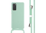 Samsung Galaxy S20 Fe Cover - Silicone - Imoshion Custodia/Copertura Morbida Con Cinturino/Copertura Posteriore - Verde Menta
