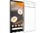 Custodia Google Pixel 6A - Silicone - Custodia Morbida Accezz/Copertura Posteriore - Trasparente