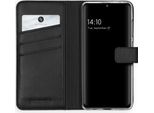 Custodia Per Samsung Galaxy A41 - Vera Pelle - Custodia Selencia Flip Flap - Nero