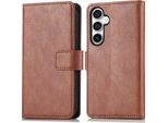 Custodia Per Cellulare Imoshion Per Samsung Galaxy S23 Fe - Cover Flip A Libro - Marrone