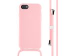 Iphone Se 2022/ Iphone Se 2020/ Iphone 8/ Iphone 7 Custodia - Silicone - Imoshion Custodia Morbida/Custodia Con Cinturino/Copertura Posteriore - Rosa