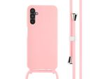 Samsung Galaxy A14 Sleeve - Silicone - Imoshion Custodia Morbida/Manicotto Con Banda/Copertura Posteriore - Rosa