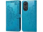 Oppo Reno 8 T Sleeve - Pelle Finta - Flip Cover Imoshion - Colore Turchese