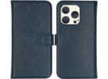 Custodia Per Iphone 15 Pro - Vera Pelle - Selencia Flip Flap - Blu
