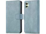 Custodia Per Cellulare Imoshion Per Samsung Galaxy A05S - Flip Cover Libreria Flip - Blu Chiaro