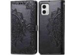 Motorola Moto G73 Cover - Pelle Finta - Flip Cover Imoshion - Nero