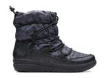Clarks Stivali Da Neve Da Donna Cabrini Alp In Pelle Nera Isolata Clarks Stivali Da Neve Da Donna Cabrini Alp In Pelle Nera Isolata 36